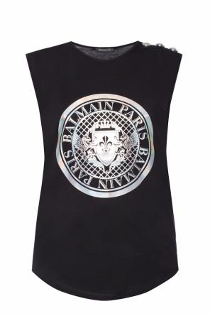 Logo-printed top, zdjęcie 1 Logo-printed top od Balmain